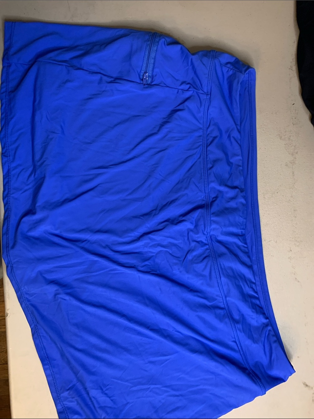 Blue swim skort- Solid Royal Blue